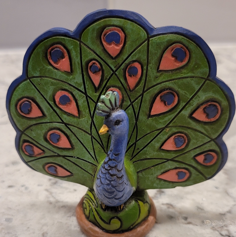 Jim Shore Peacock